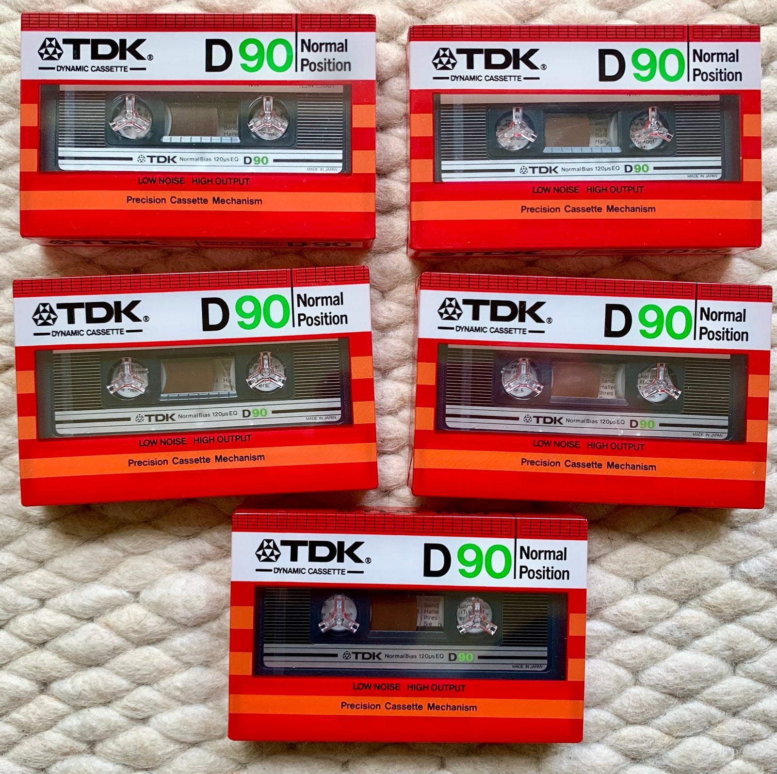 NOS TDK D90 1982 JAPAN cassettebandjes OVP ‘NIEUW’ D-90 D 90, Cd's en Dvd's, Rosenheimer Strasse 141 e 81671 Munich GERMANY, 2 t/m 25 bandjes