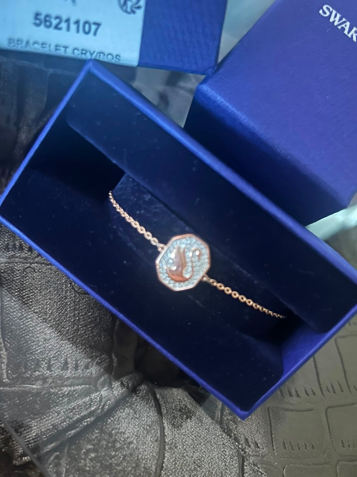 Swarovski Armband met Zwaan Hanger en Kristallen, Sieraden, Tassen en Uiterlijk, Armbanden, Met kristal, Overige materialen, Nieuw