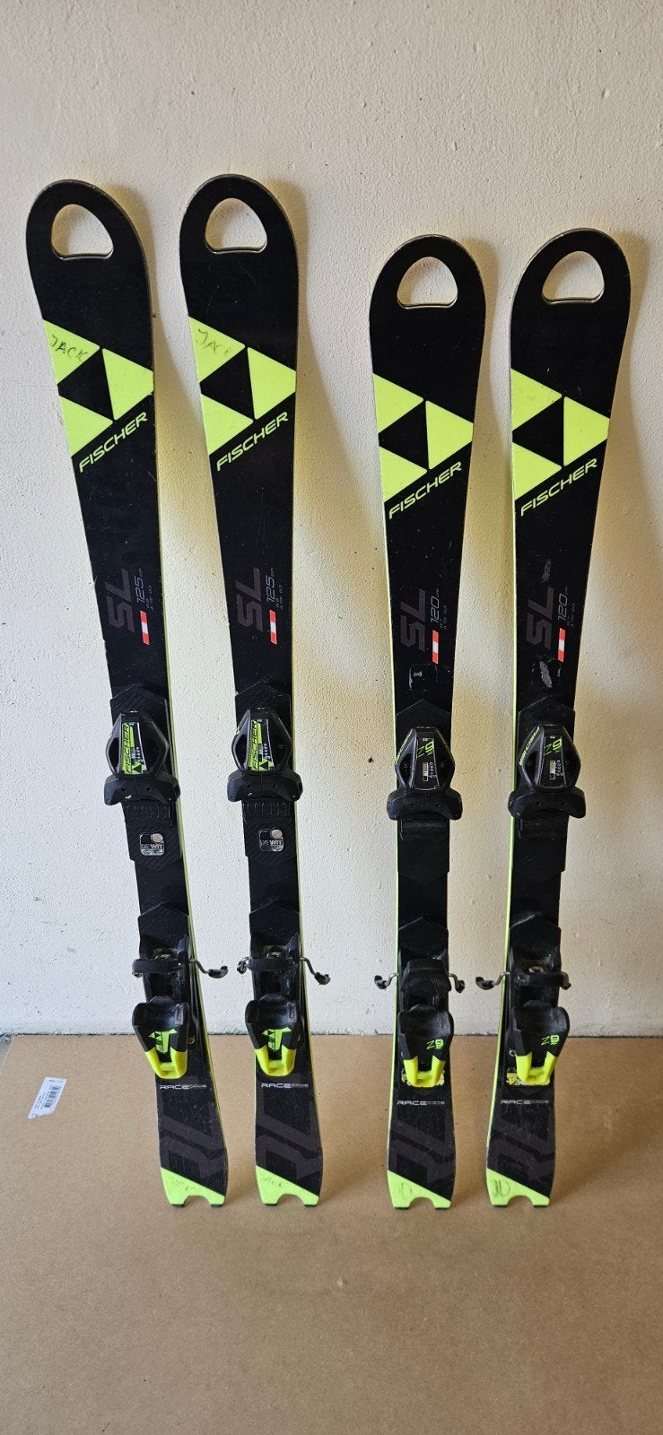TOP Fischer RC4 Worldcup SL Junior 120cm & 125cm gewaxt (21), Sport en Fitness, Ophalen of Verzenden, 100 tot 140 cm, Ski's, Fischer