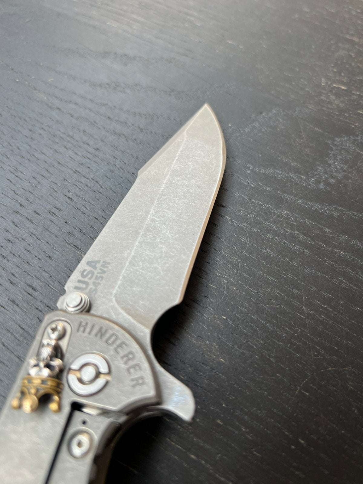Hinderer XM18 3.5 S45VN Harpoon Spanto Full-Ti CUSTOM, Ophalen of Verzenden, Overige soorten, Amerika, Overige typen