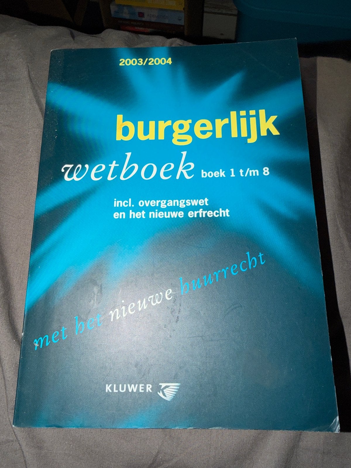 D3.  Burgerlijk Wetboek 2003/2004 - Kluwer, Boeken, Ophalen of Verzenden, Gamma, Zo goed als nieuw, HBO
