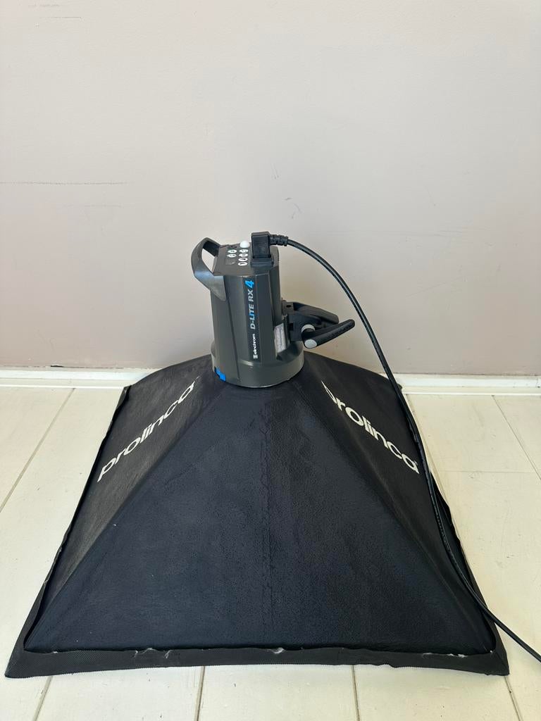 Elinchrom D-Lite RX 4 + Prolinca Softbox + transmitter, Ophalen, Gebruikt, Overige merken