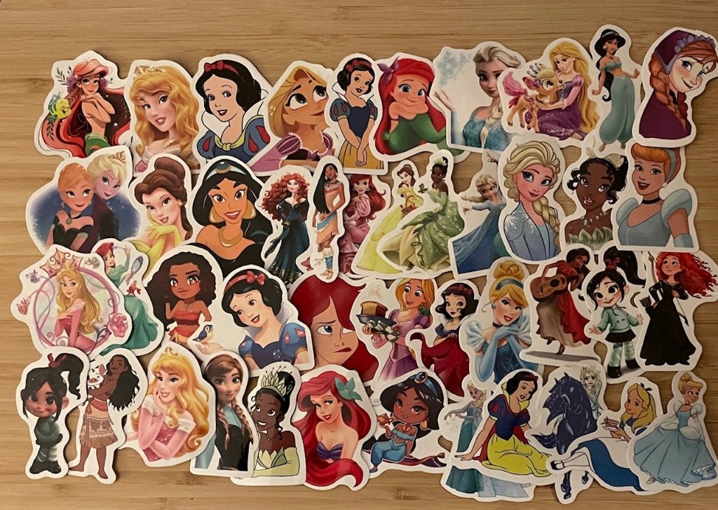 Prinsessen Van Disney stickers, Verzenden, Nieuw, Meerdere stickers