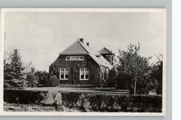 Lemele Kampeerboerderij st 1951, Verzamelen, Ansichtkaarten | Nederland, Verzenden, 1940 tot 1960, Gelopen, Overijssel