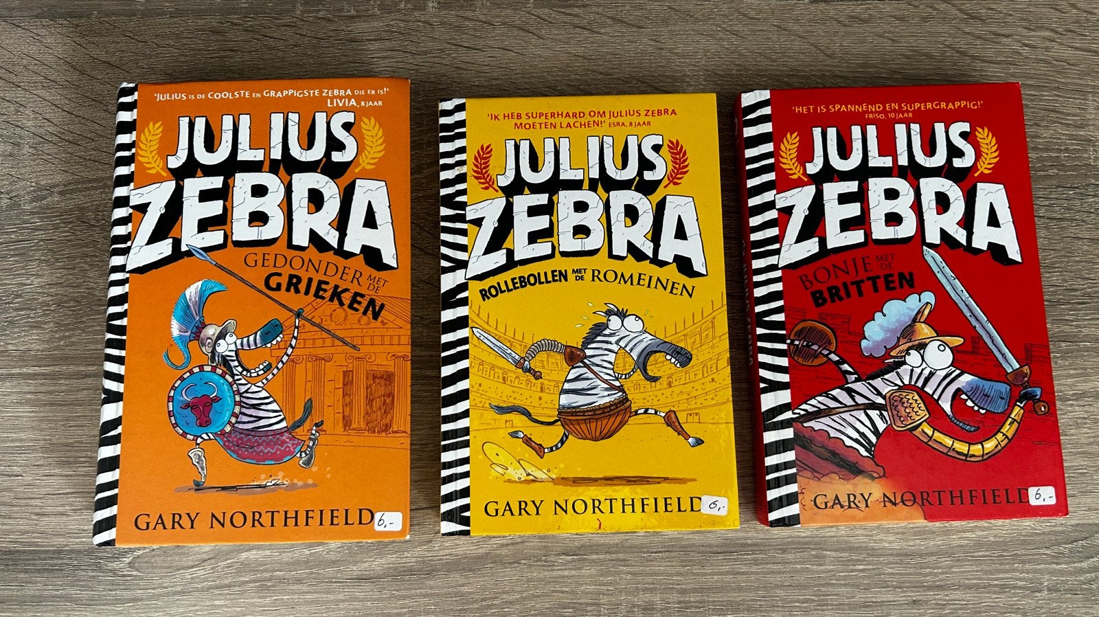 Julius Zebra Boekenreeks - 3 delen, Ophalen, Gelezen, Fictie algemeen