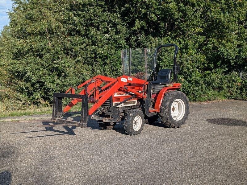 Mini trekker met voorlader, Shibaura, SP1840, 1997, Automaat, Overige carrosserieën, Overige brandstoffen, Bedrijf