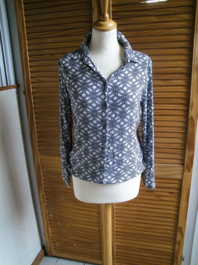 Zwart/wit blousje JE M'APPELLE maat M, Kleding | Dames, Blouses en Tunieken, Maat 38/40 (M), Meerkleurig, Je m'appelle, Ophalen of Verzenden