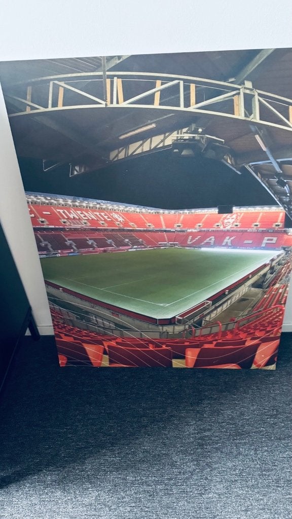 Fc Twente painting, Huis en Inrichting, Ophalen, Zo goed als nieuw, Schilderij, 75 tot 100 cm