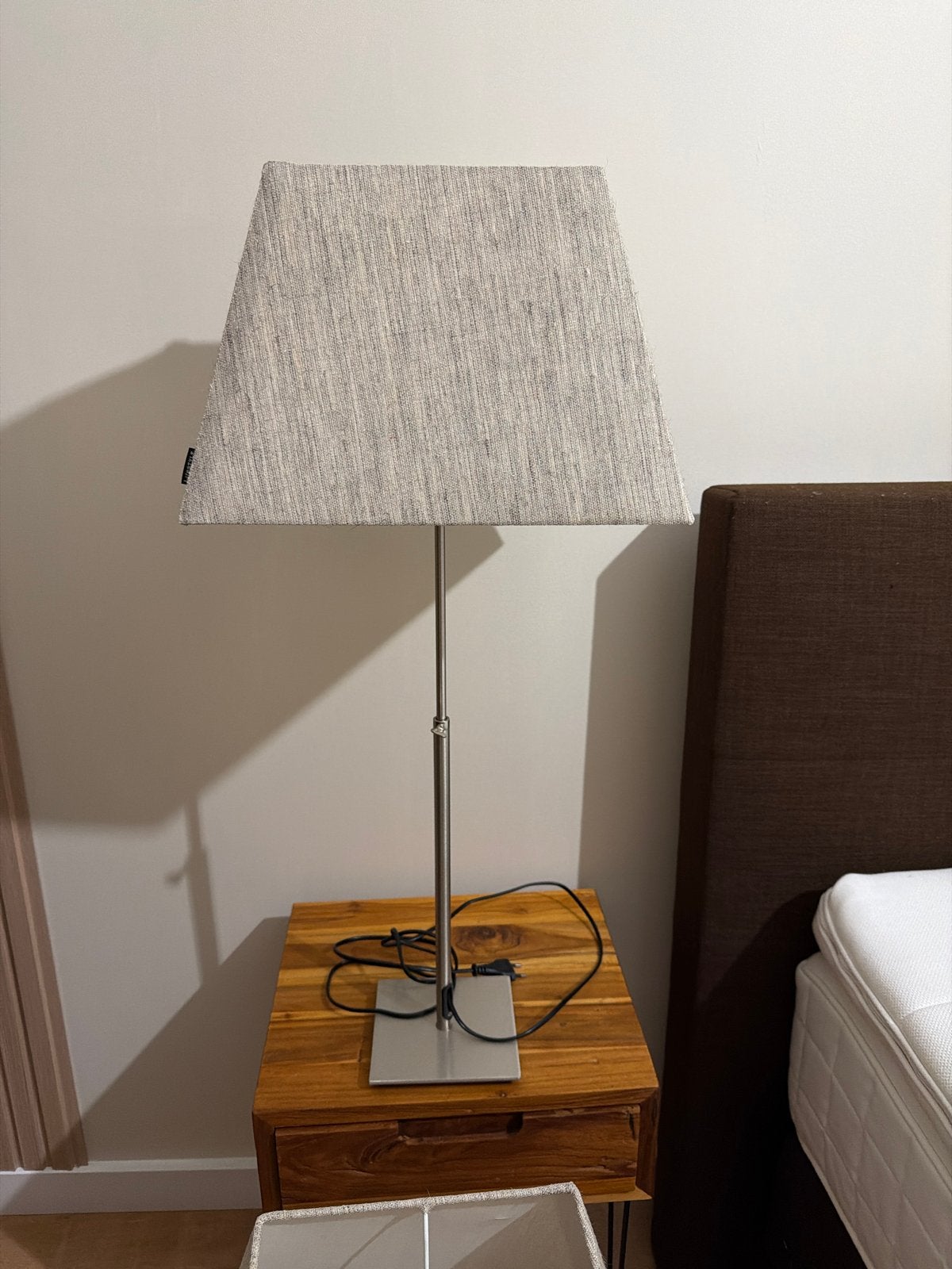 IKEA bedlamp verstelbaar tot 80 cm hoog, Ophalen, Nachtlamp, IKEA, Metaal