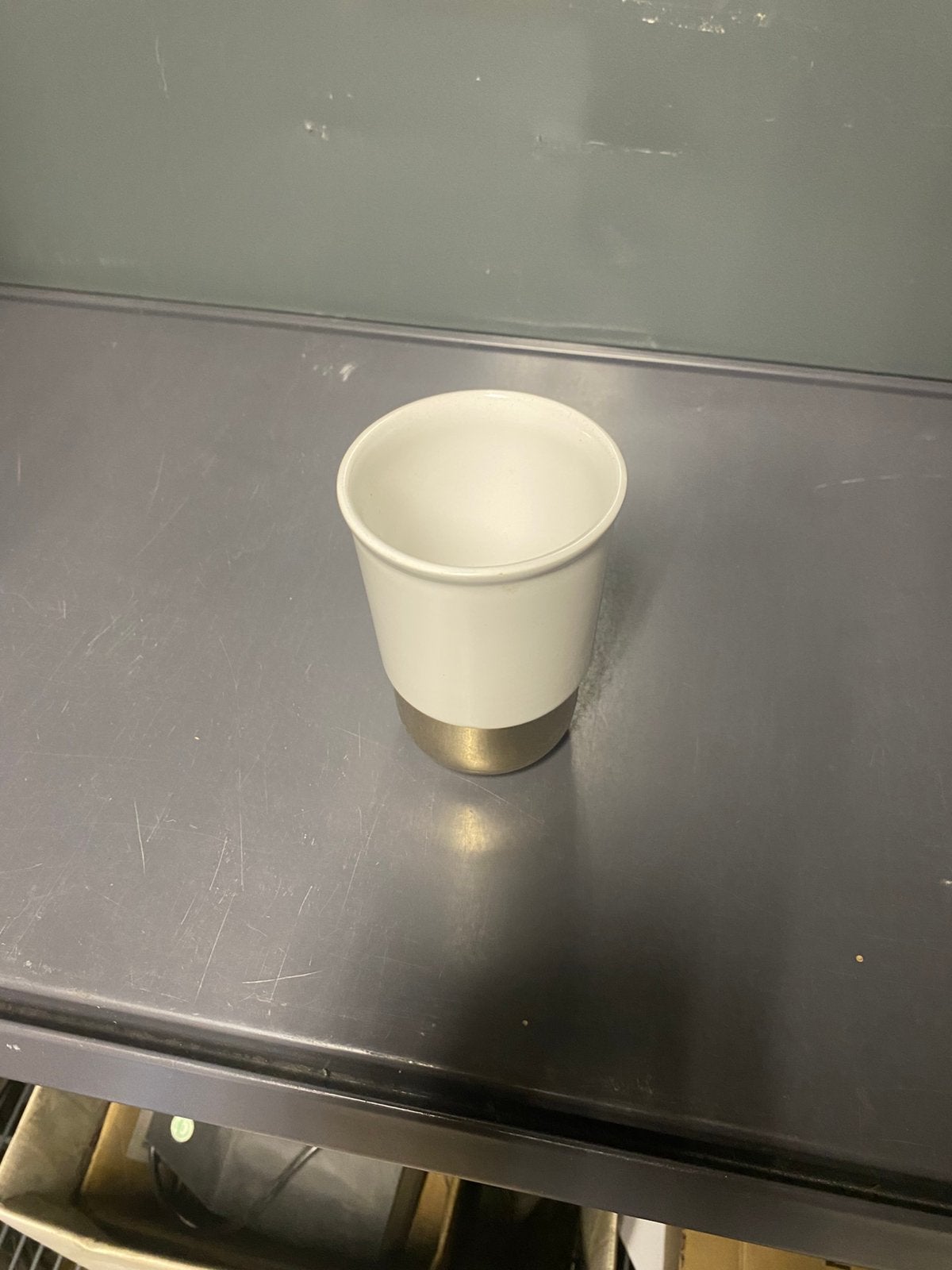 Tandenborstel beker, Wit, Ophalen of Verzenden, Zo goed als nieuw, X