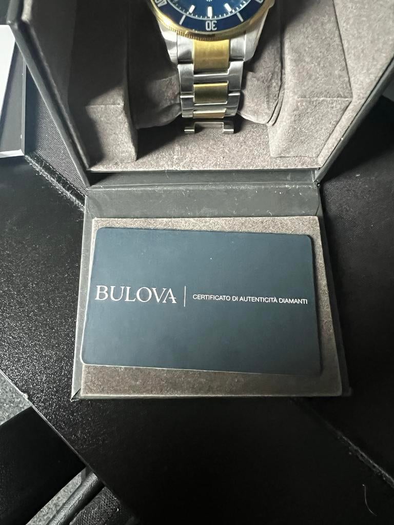 Bulova Polshorloge - Nieuwstaat met Certificaat, Sieraden, Tassen en Uiterlijk, Horloges | Heren, Ophalen, Staal, Polshorloge