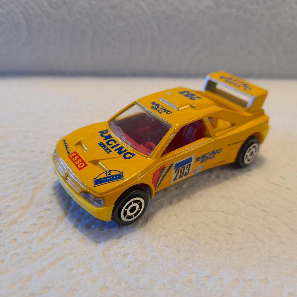 Majorette France. Peugeot Ralley., Ophalen of Verzenden, Zo goed als nieuw, Auto