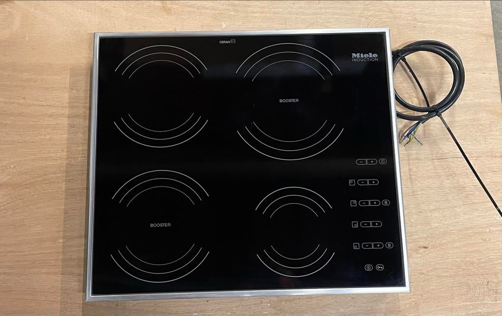 Miele Inductie kookplaat KM 491, Witgoed en Apparatuur, Kookplaten, Nieuw, Inbouw, Inductie, 4 kookzones
