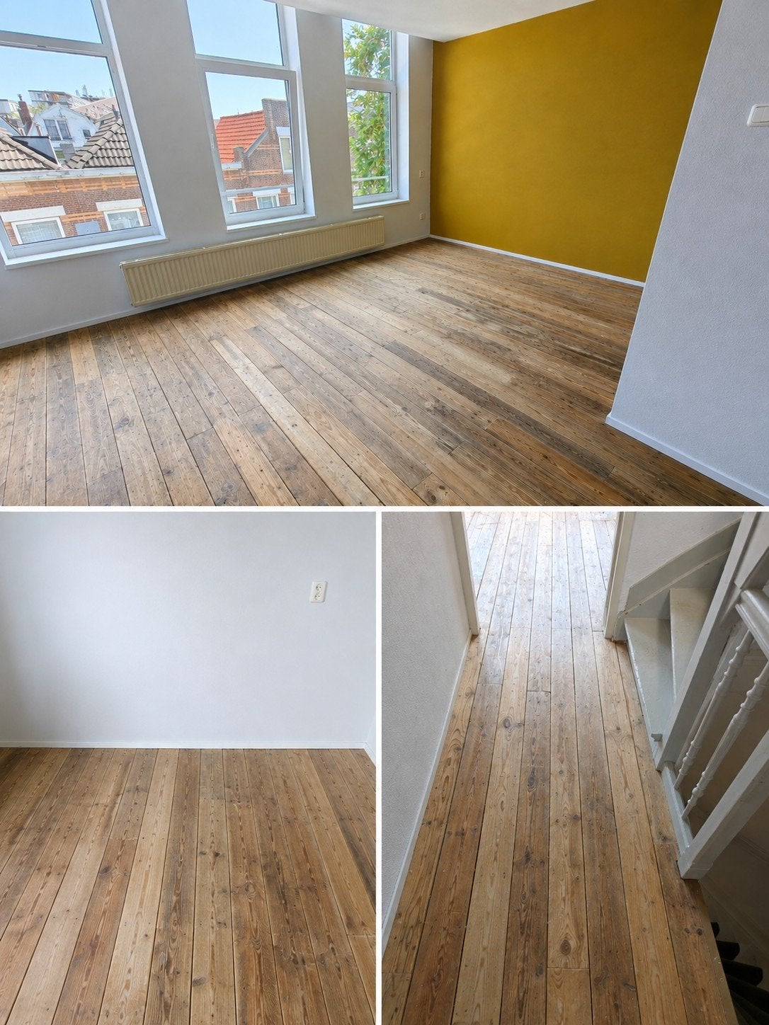Mooie Vloer! Oud vuren hout / steigerhout 40m2, Doe-het-zelf en Verbouw, Hout en Planken, Ophalen, Gebruikt