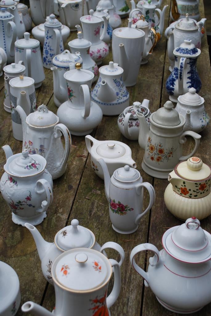 Vintage theepot, Huis en Inrichting, Keuken | Servies, Gebruikt, Overige typen, Ophalen of Verzenden, Divers