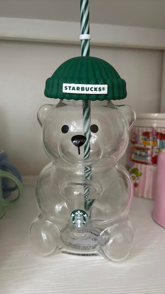 Starbucks beer beker van glas, Ophalen of Verzenden, Gebruikt
