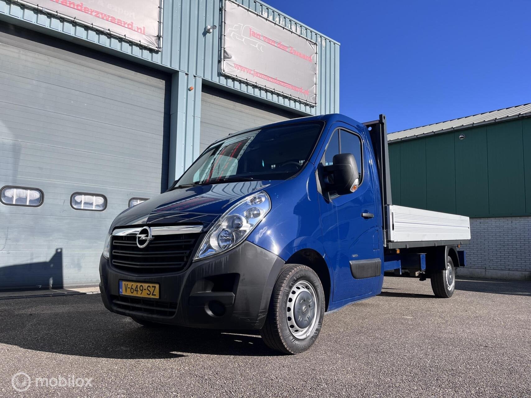 Opel Movano 2.3 CDTI L 4 Open laadbak Pick up openlaadbak 3, 13 km/l, Gebruikt, Euro 6, Blauw