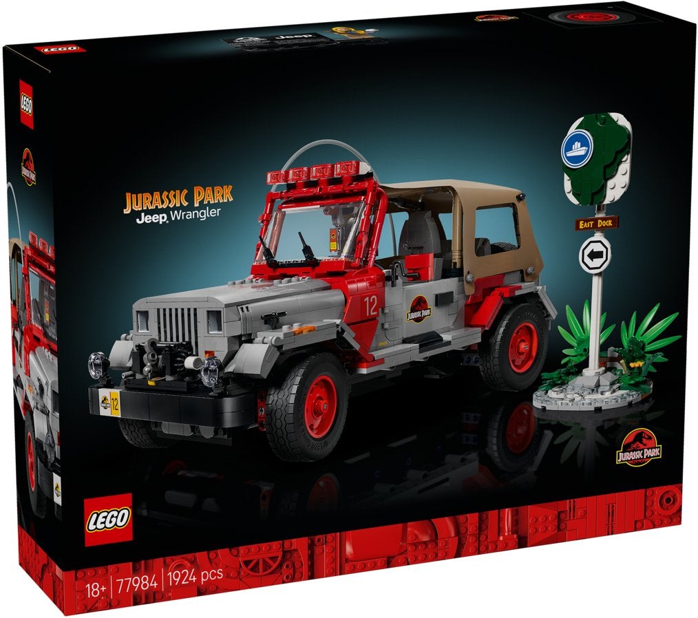 LEGO Jurassic World Jurassic Park Jeep Wrangler 77984 Nieuw, Jurassic World, Lego, Nieuw, Ophalen of Verzenden