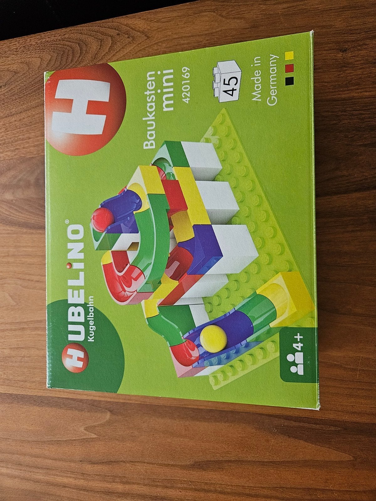 Hubelino Kugelbahn Baukasten Mini - 45-delig. duplo, Ophalen of Verzenden, Nieuw