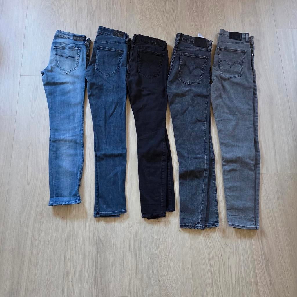 Superbundel 5 Dames Jeans: Levi's & Diesel - W29, Diesel, Ophalen of Verzenden, Overige kleuren, W28 - W29 (confectie 36)