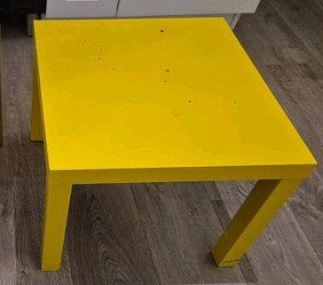 ikea lack tafeltje, Huis en Inrichting, Tafels | Bijzettafels, Ophalen, Gebruikt, Vierkant, 45 tot 60 cm