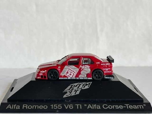 Herpa: Alfa Romeo 155 V6 Nr. 33, Ophalen of Verzenden, Zo goed als nieuw, Auto, Herpa