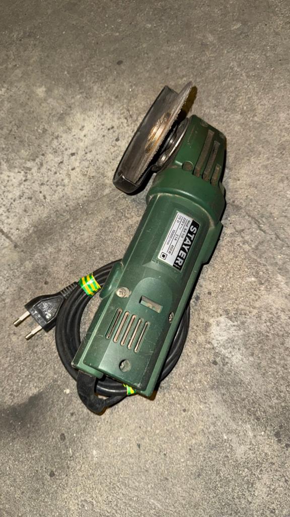 Stayer haakse slijpmachine - Gebruikt, Ophalen of Verzenden, Gebruikt, Minder dan 700 watt, Haakse handslijpmachine