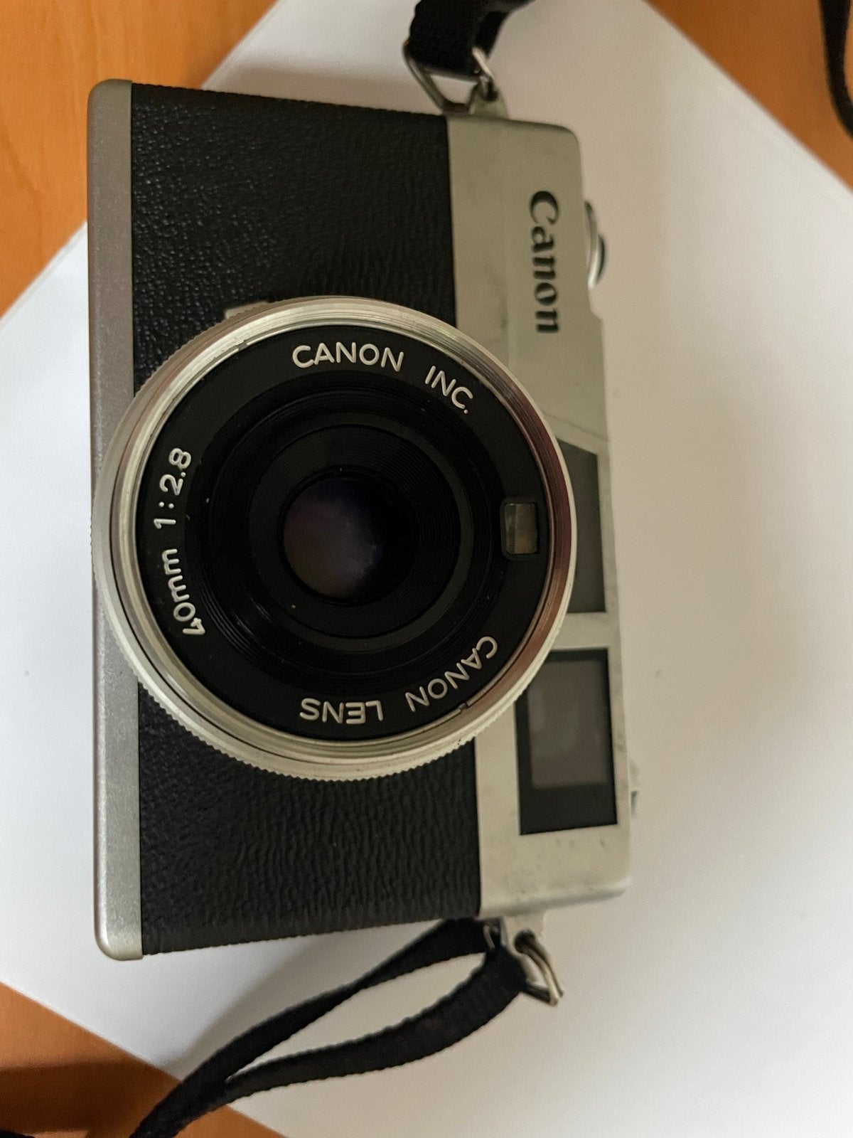 Canon Canonet 28 Compactcamera - Vintage Analoge Camera, Audio, Tv en Foto, Ophalen of Verzenden, Gebruikt, Compact, Canon