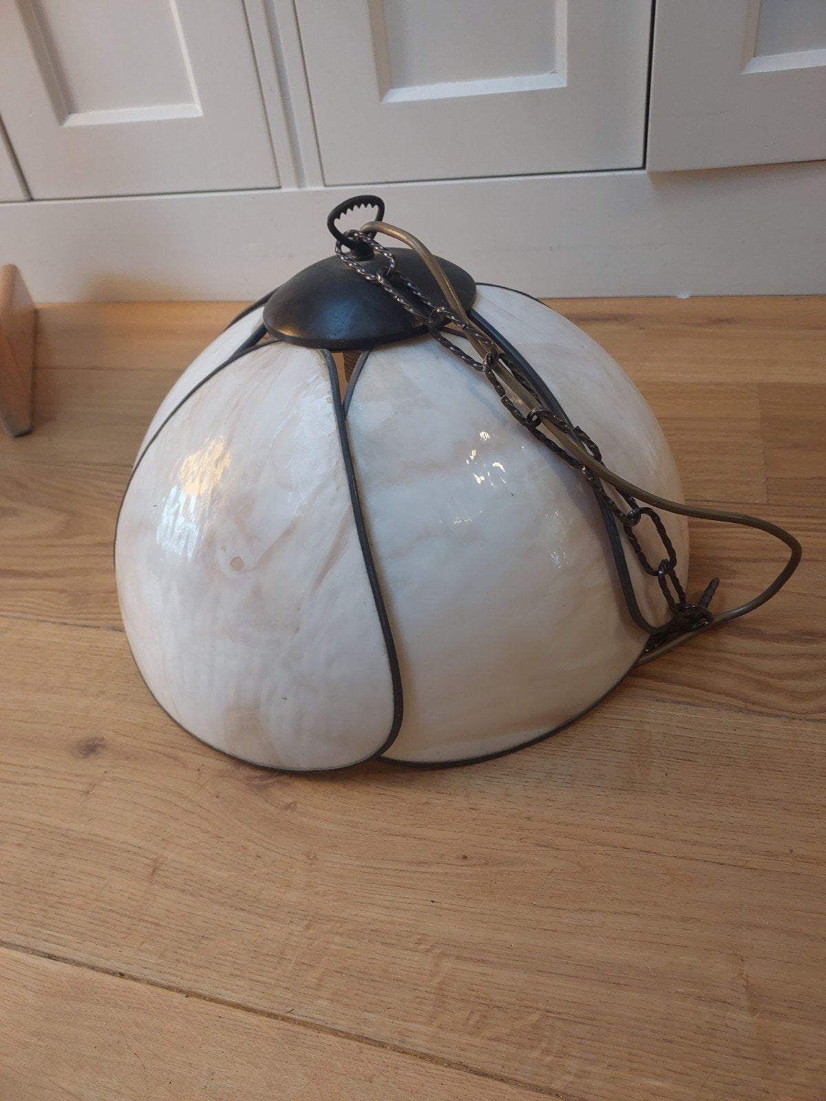 Glas in lood hanglamp, Huis en Inrichting, Lampen | Hanglampen, Ophalen