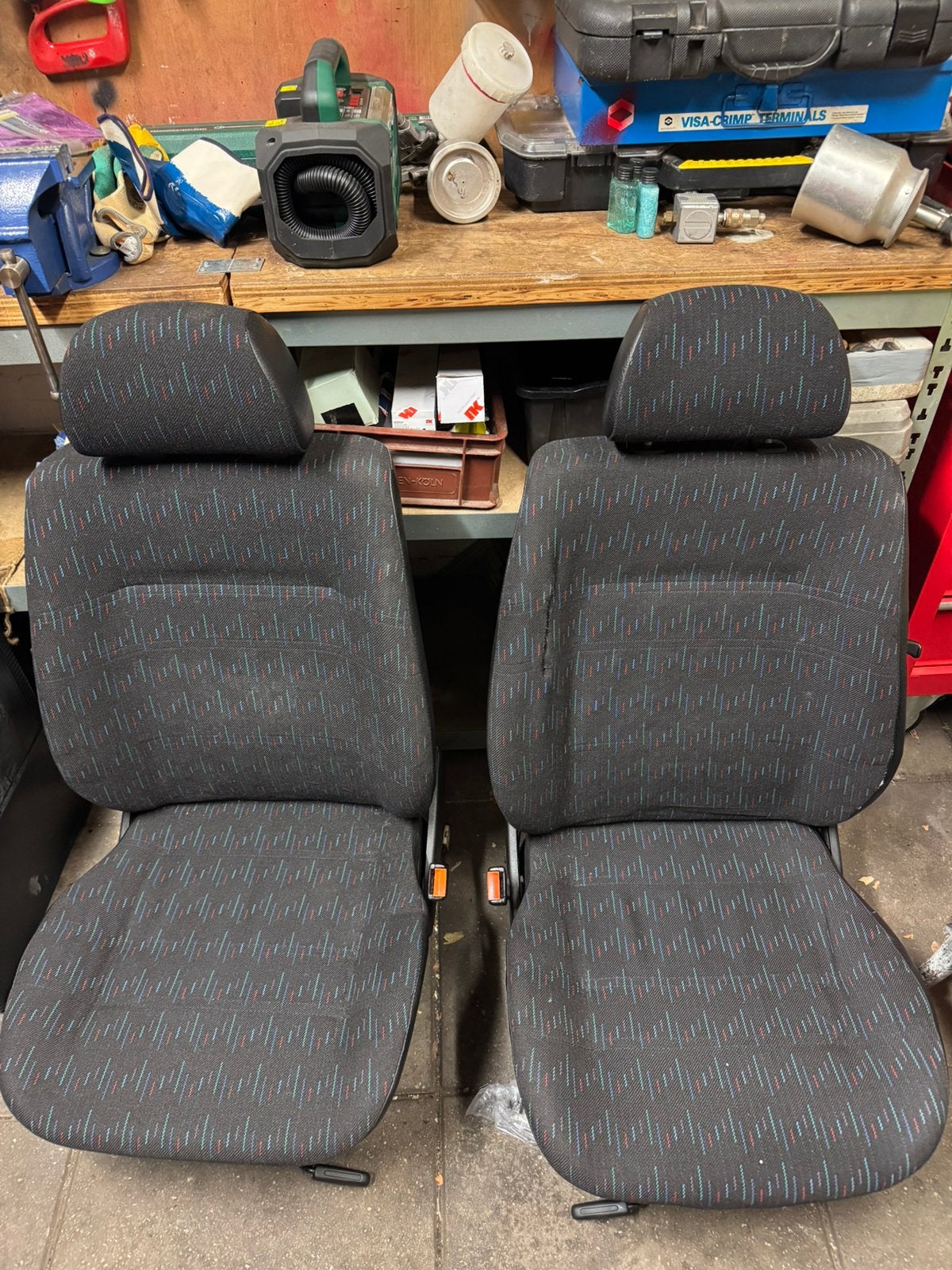 Voorstoelen en achterbank Volkswagen Golf 3, Auto-onderdelen, Ophalen, Gebruikt, Volkswagen