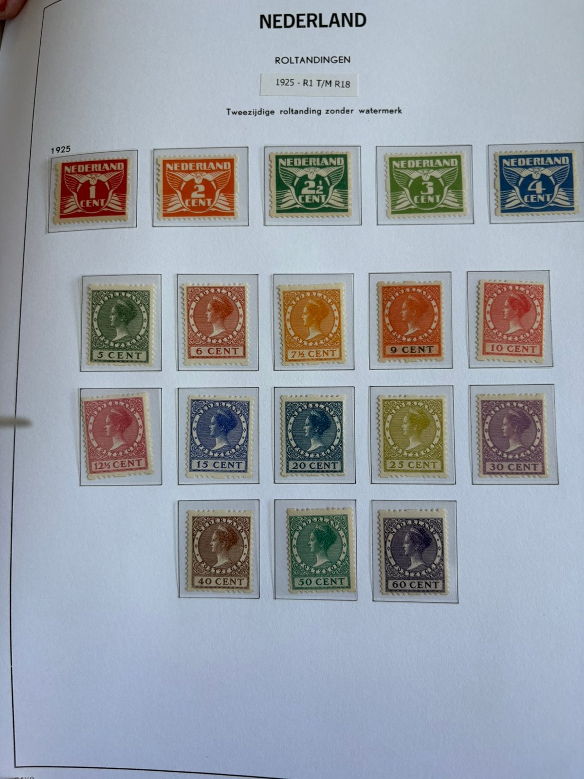 Roltanding compleet op r32  na alles postfris, Postzegels en Munten, Postzegels | Volle albums en Verzamelingen, Ophalen of Verzenden