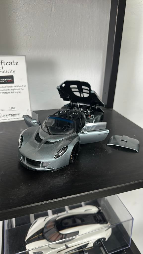 Hennesy venom gt autoart, Ophalen of Verzenden, Zo goed als nieuw, Autoart