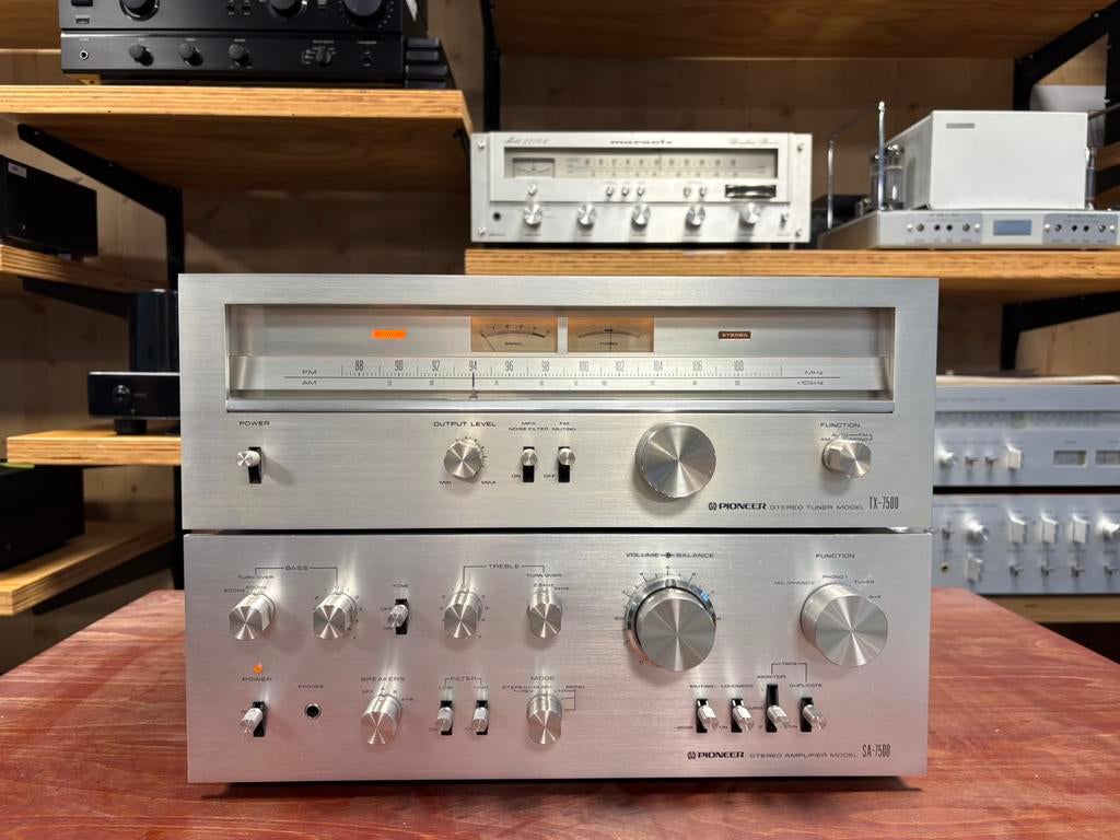 Pioneer SA-7500 TX-7500 set, Audio, Tv en Foto, Versterkers en Receivers, Ophalen, Refurbished, 60 tot 120 watt, Pioneer