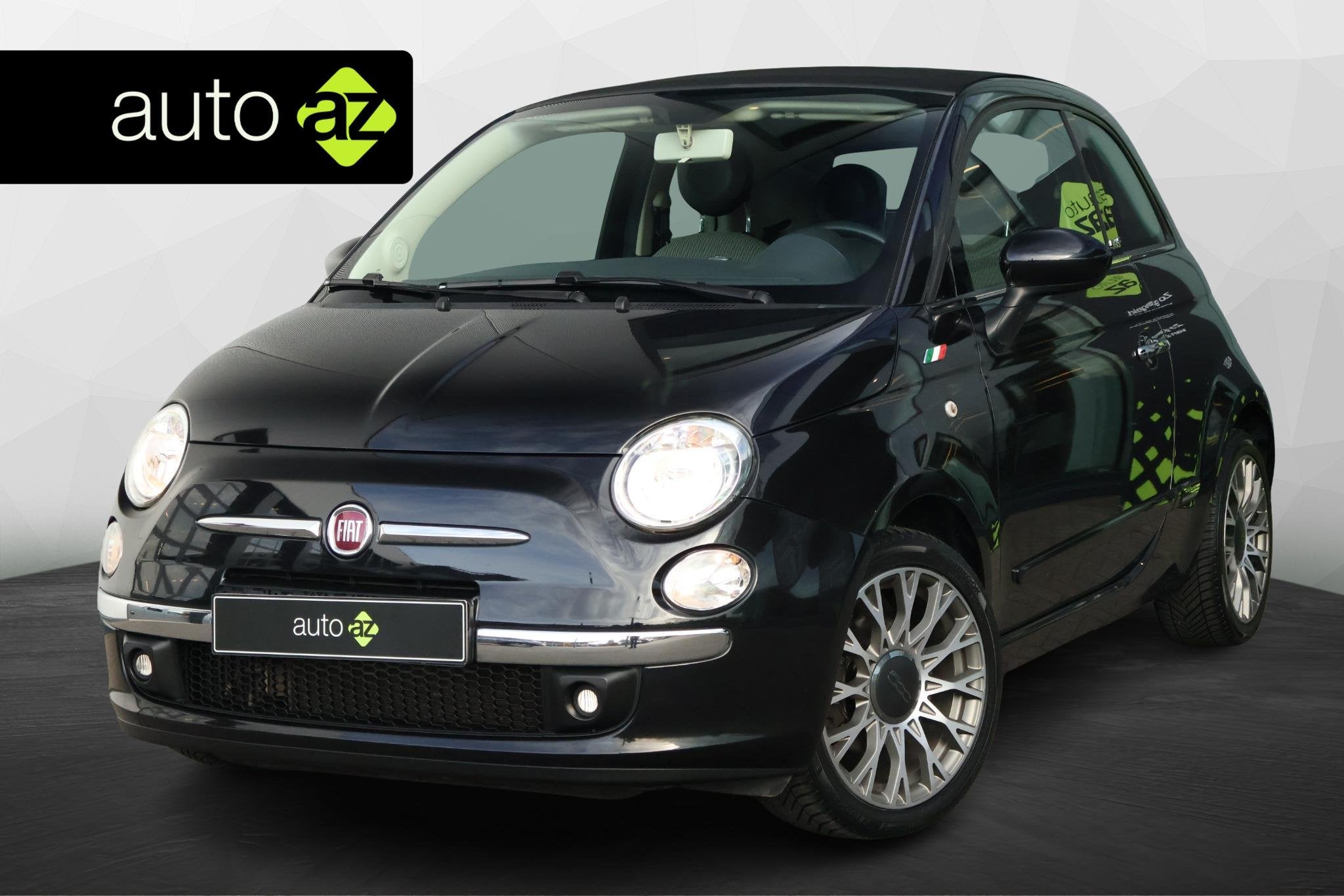 Fiat 500 C 0.9 TwinAir Rock Millionaire / Bluetooth, Auto's, Euro 5, Gebruikt, 31 €/maand, Cabriolet