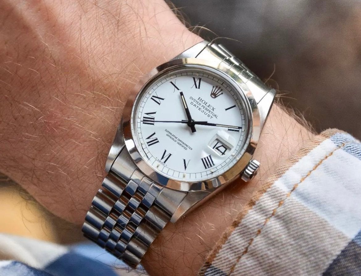 Rolex Datejust 16000 Buckley Dial, Ophalen, Staal, Polshorloge, Zo goed als nieuw
