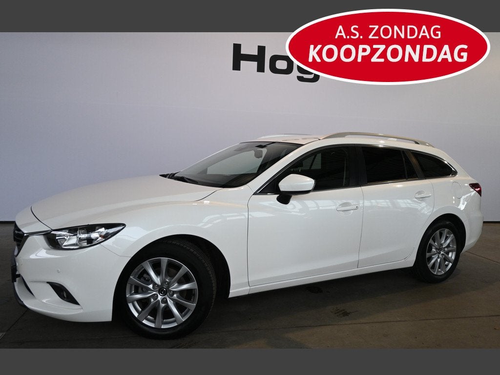 Mazda 6 Sportbreak 2.0 HP TS+ Clima Cruise Control Stoelverw, Auto's, Mazda, Voorwielaandrijving, Stof, 4 cilinders, Met garantie (alle)