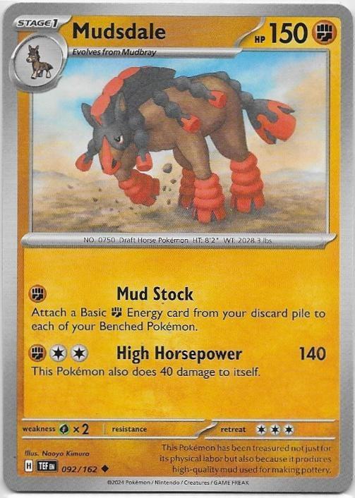 Temporal Forces,  Mudsdale [uncommon] 92/162, Verzenden, Nieuw, Losse kaart