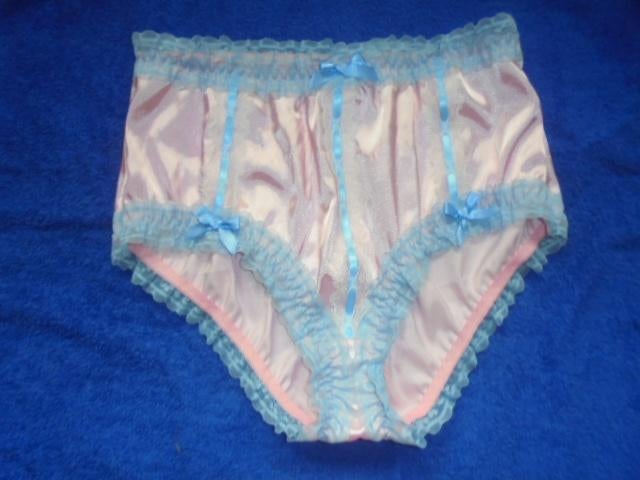 satijn slipje (kan ook voor de heren), Verzenden, Roze, Slip