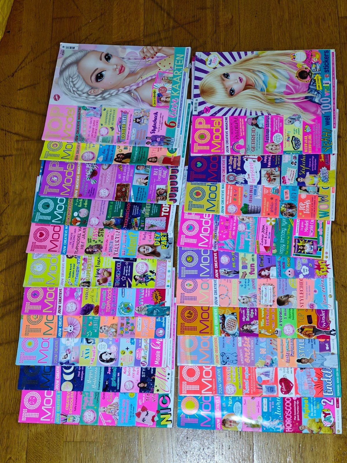 Grote collectie TopModel tijdschriften, Boeken, Tijdschriften en Kranten, Ophalen, Gelezen, Damesbladen
