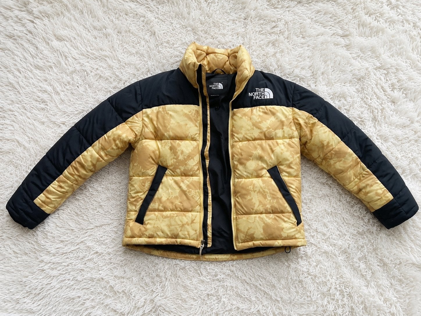 The north face jas, Ophalen of Verzenden, Zo goed als nieuw, Geel