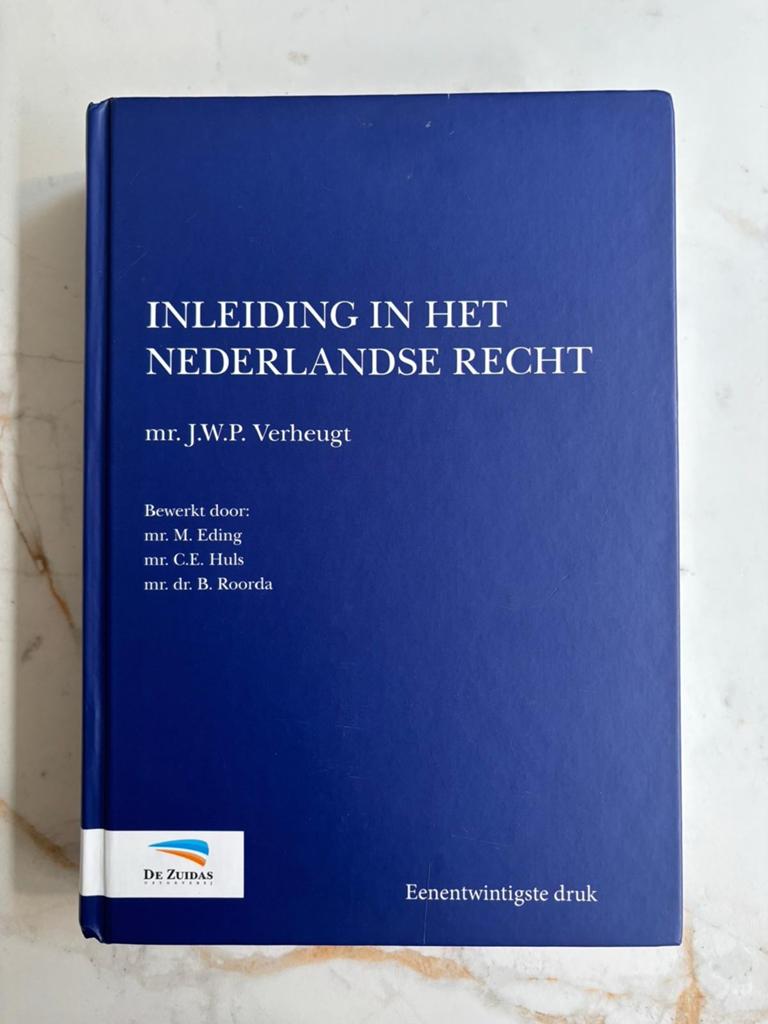 Inleiding in het Nederlandse Recht - Mr. J.W.P. Verheugt, Boeken, Ophalen of Verzenden, Nieuw, Overige uitgevers, Nederlands