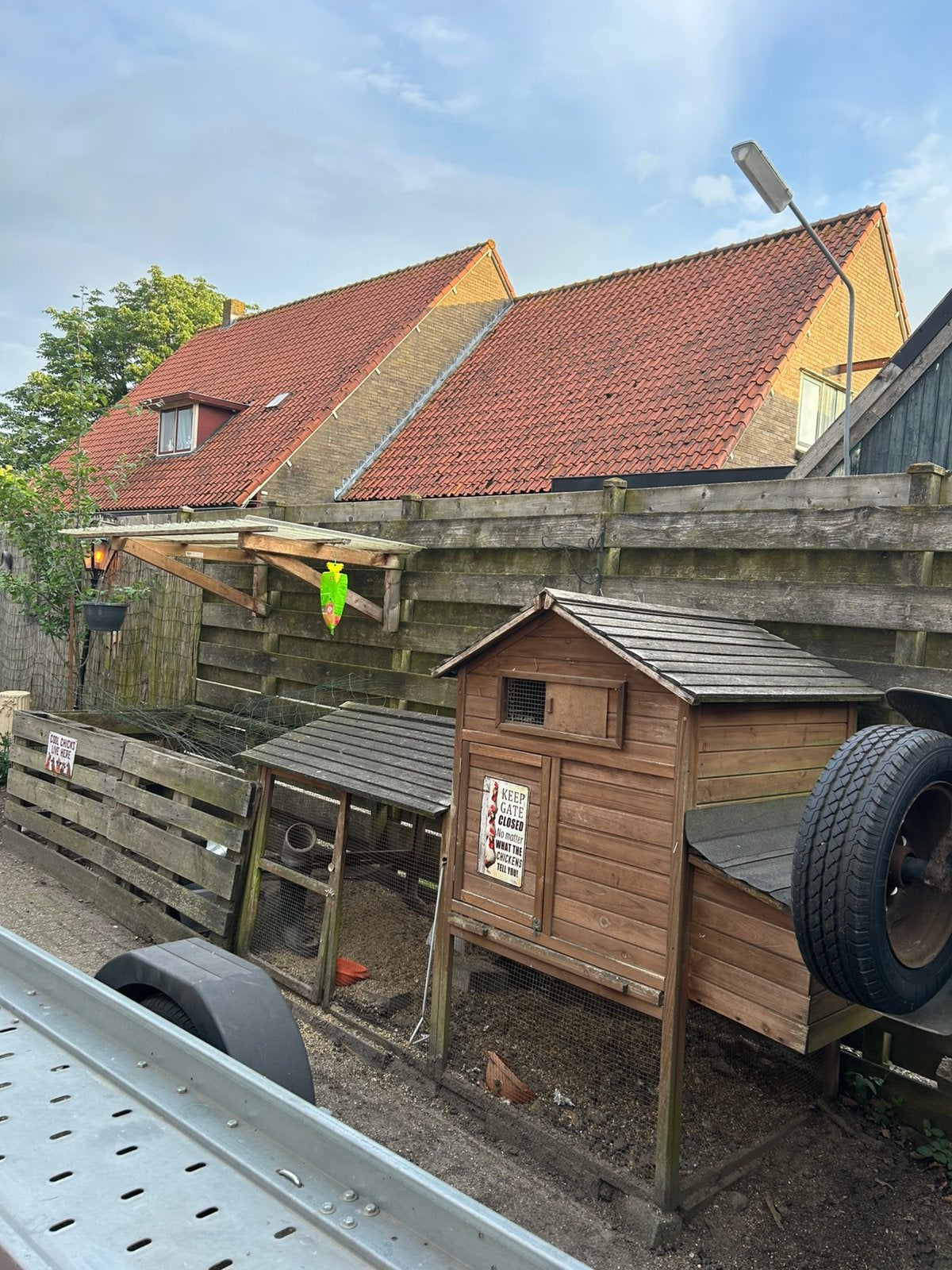 Kippenhok met buitenren, Dieren en Toebehoren, Pluimvee | Toebehoren, Ophalen, Gebruikt, Kippenhok of Kippenren