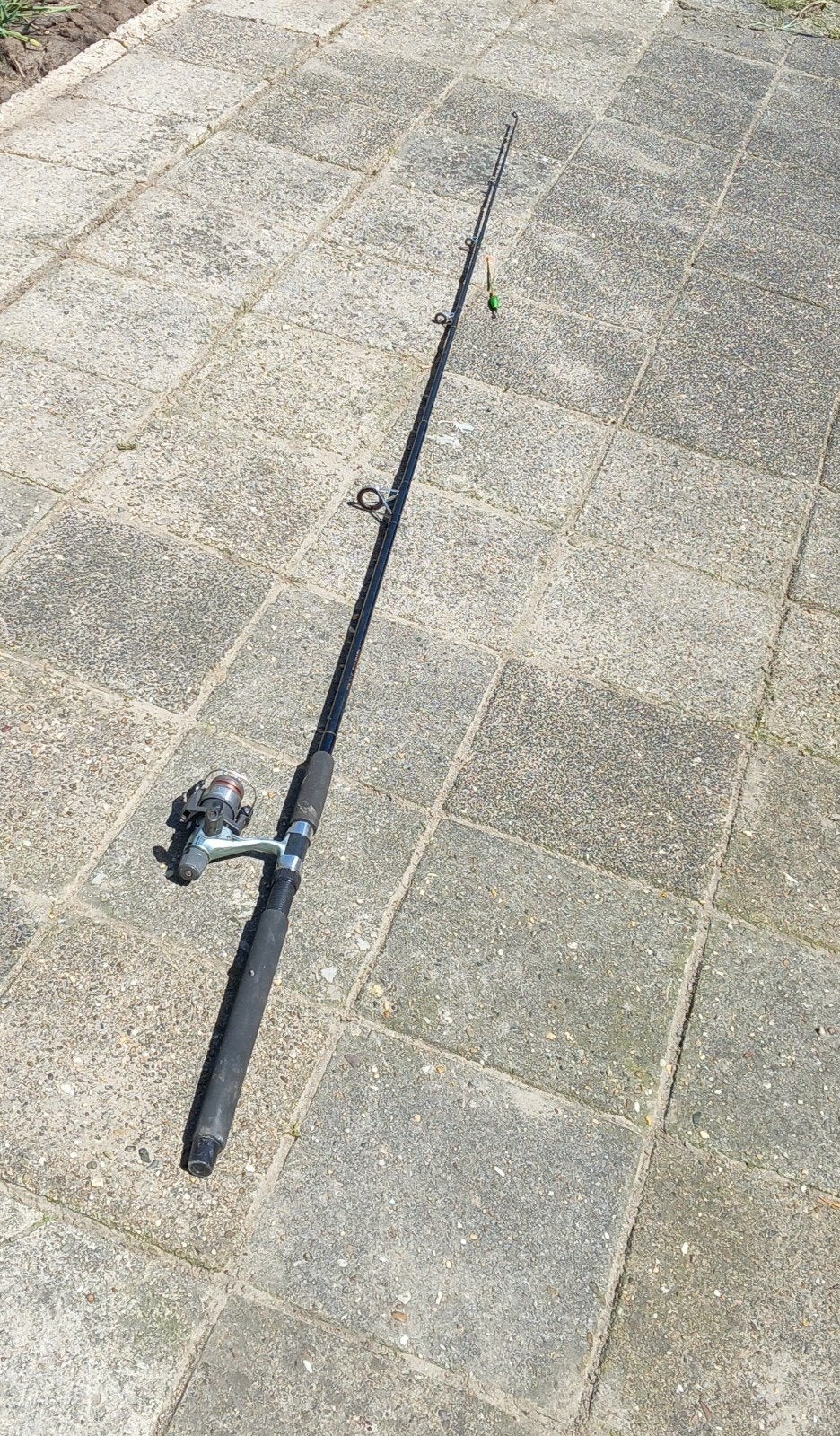 Werphengel met shimano molen. Kan in 2 gedeeltes., Watersport en Boten, Hengelsport | Algemeen, Ophalen