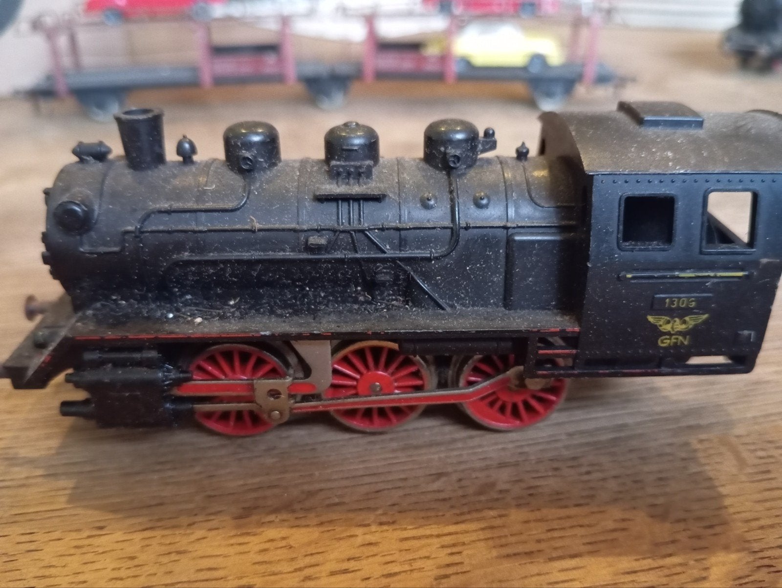 Vintage Fleischmann 1309 Stoomlocomotief - Gebruikt, Gebruikt, Fleischmann, Ophalen of Verzenden, Analoog