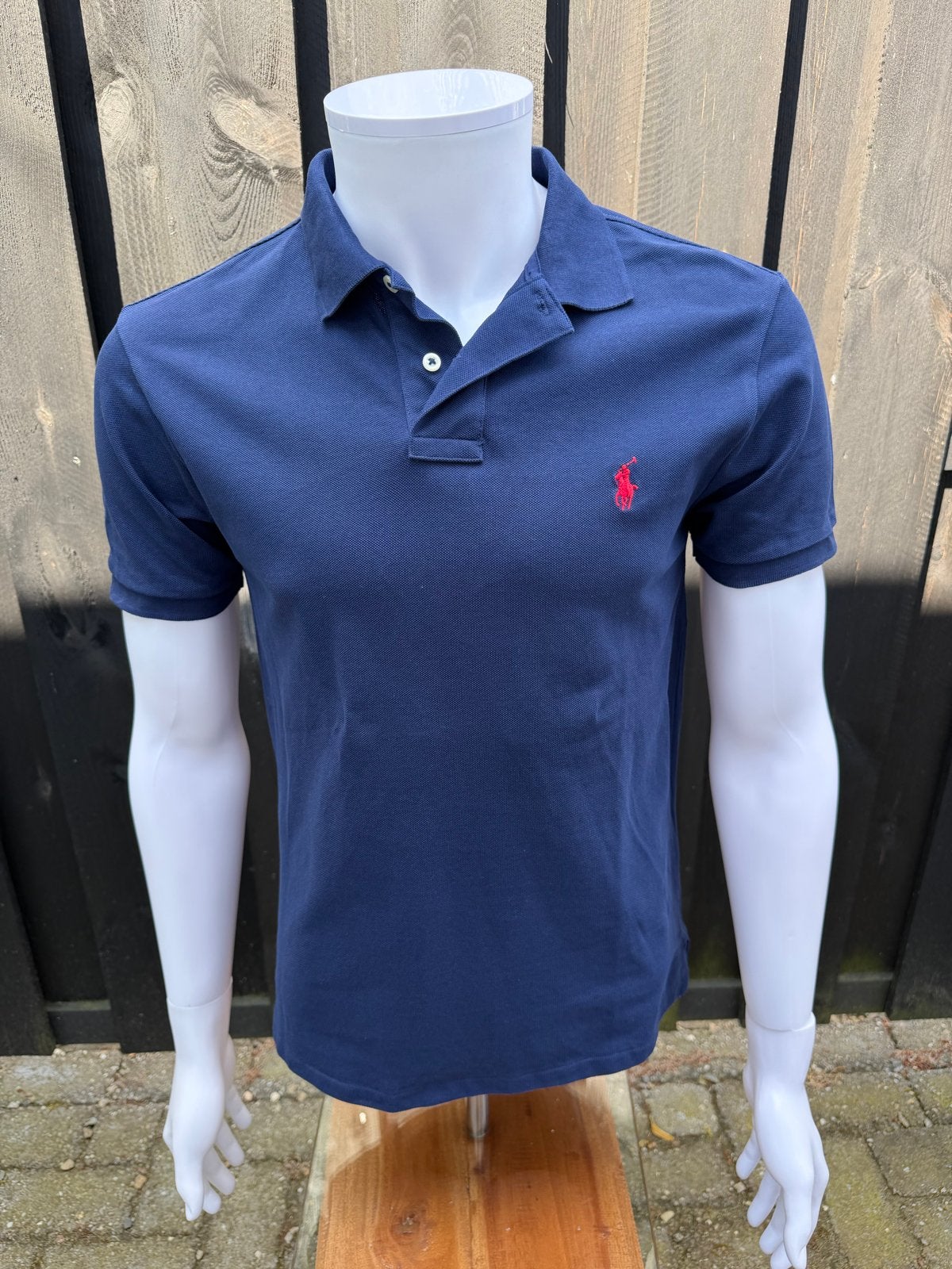 Polo Ralph Lauren Slim Fit Polo - Maat M, Ophalen of Verzenden, Nieuw, Maat 48/50 (M), Blauw