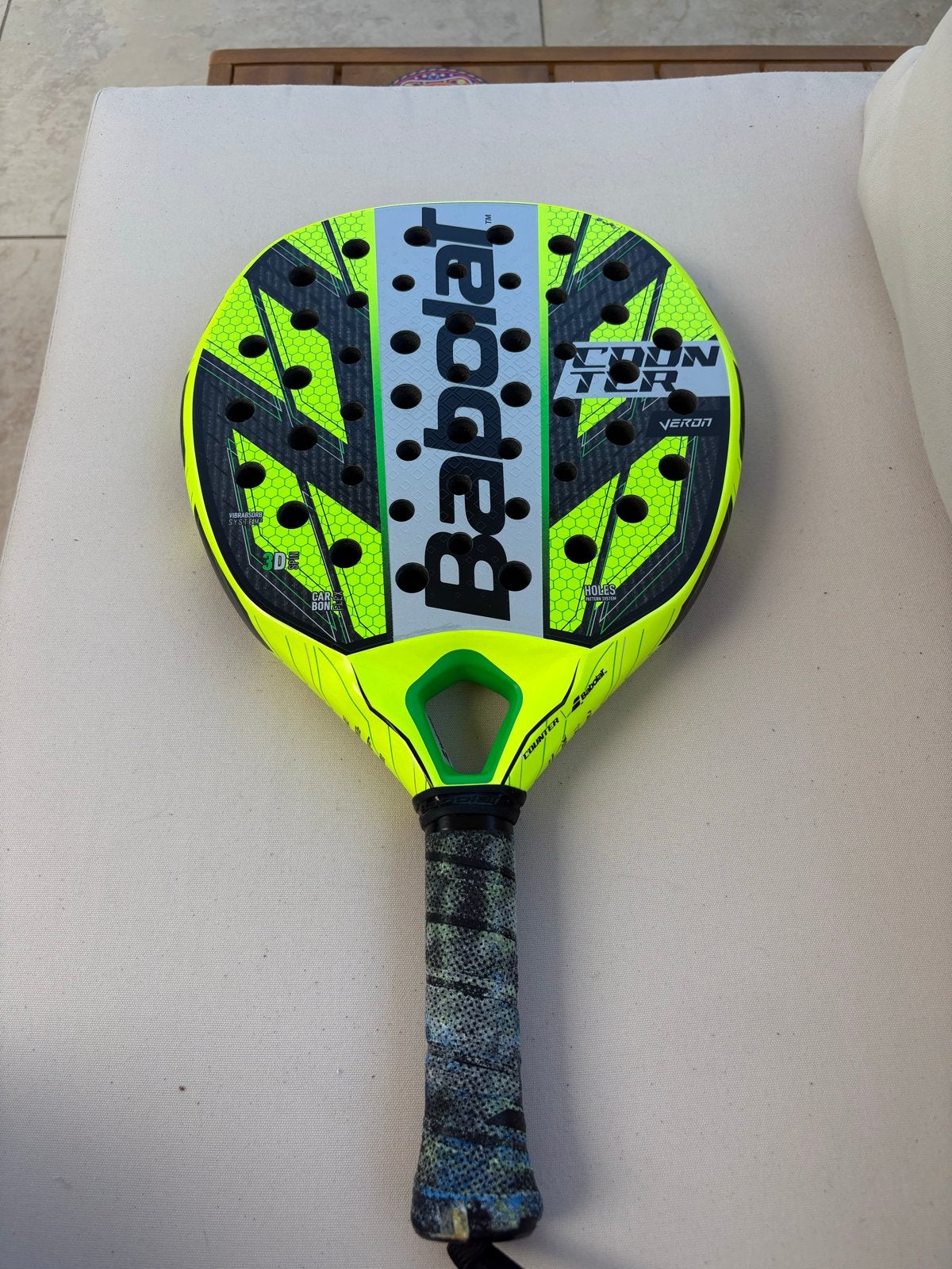 Babolat Counter Veron 2023 Padel Racket - Zo goed als nieuw, Sport en Fitness, Tennis, Ophalen of Verzenden, Zo goed als nieuw