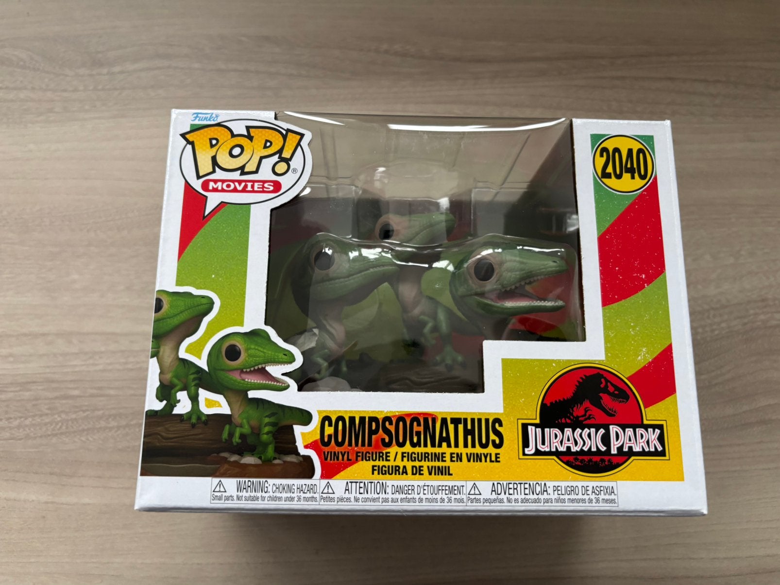 Funko Pop! Jurassic Park Compsognathus #2040 Vinyl Figure, Funko Europe, Ophalen of Verzenden, Zo goed als nieuw, 4th floor, 1 Queen Caroline St, London W6 9YN, Verenigd Koninkrijk