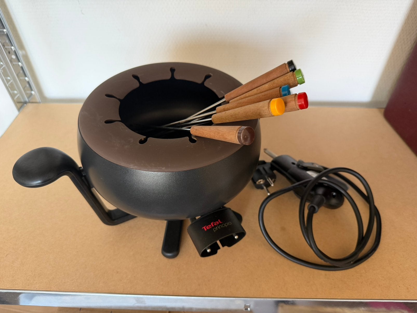 Tefal Fondueset, Ophalen of Verzenden, Zo goed als nieuw, Elektrisch, Fondueset