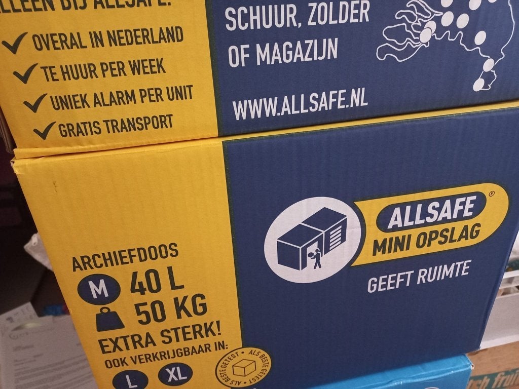 Verhuisdozen, Ophalen, 40 tot 60 cm, Opvouwbaar, 50 tot 75 cm