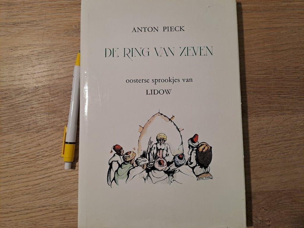 ANTON PIECK. DE RING VAN ZEVEN. OOSTERSE SPROOKJES VAN LIDOW, Boeken, Ophalen of Verzenden, Gelezen, Anton Pieck.